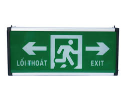 Đèn Exit thường loại 1 mặt, 2 mặt loại có hướng